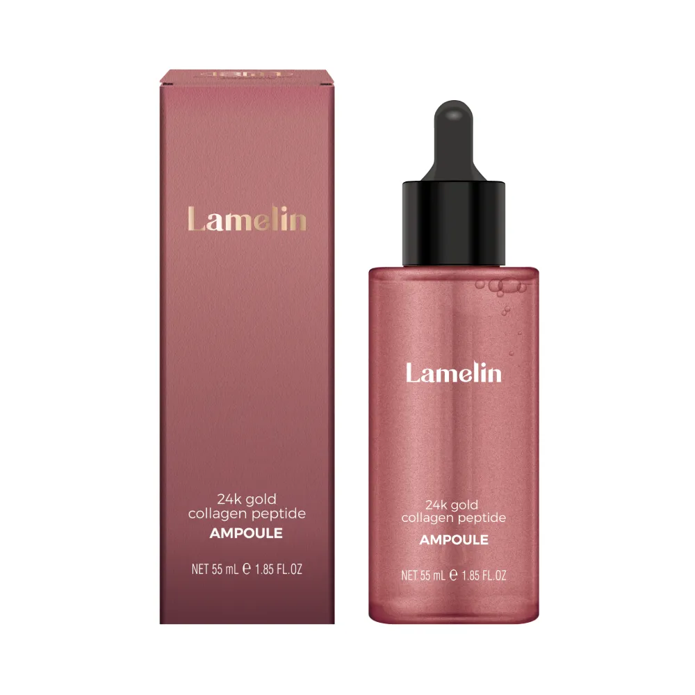 LAMELIN Ampułka z Kolagenem i Peptydami 24K Złoto