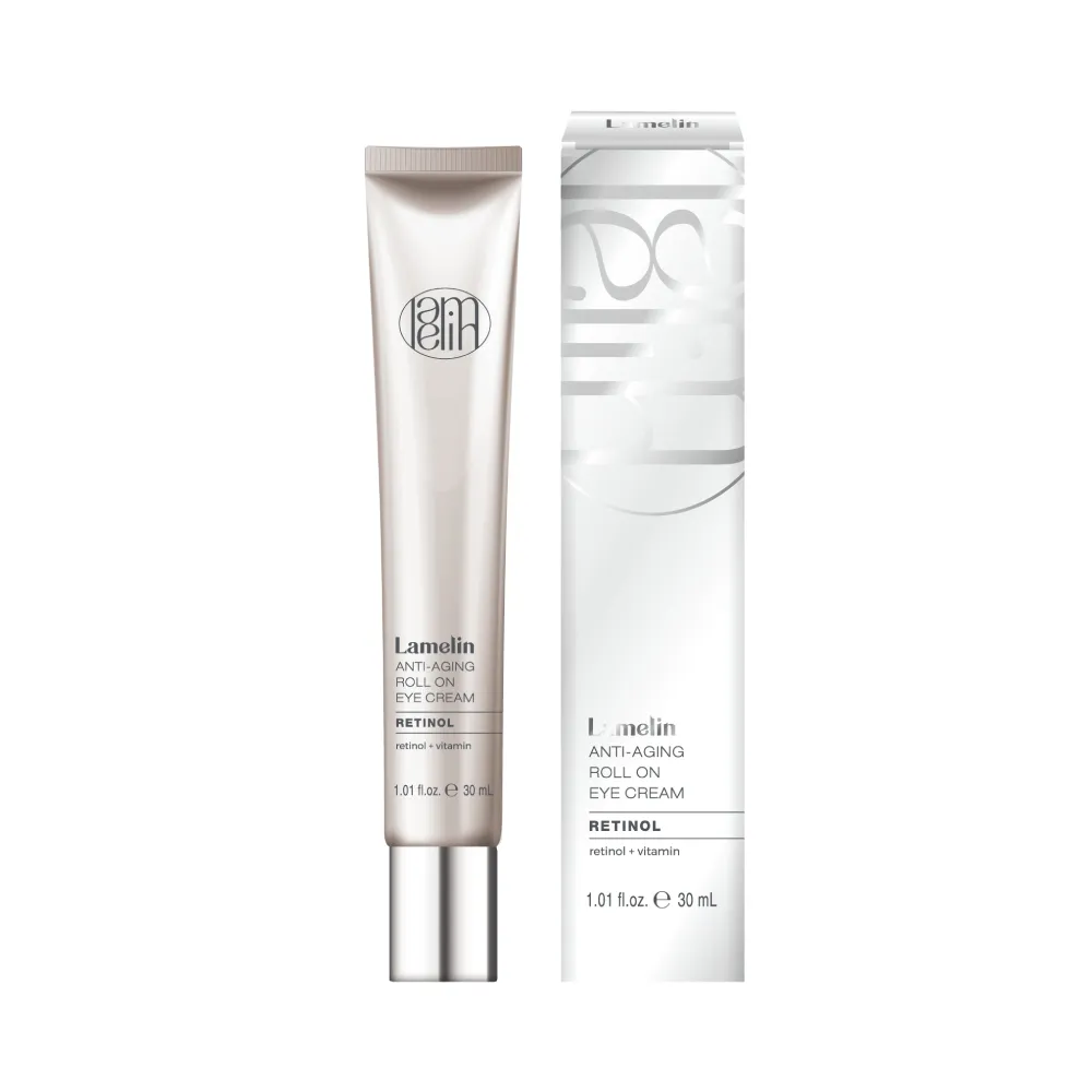 LAMELIN Przeciwzmarszczkowy Krem Pod Oczy Roll-On z Retinolem
