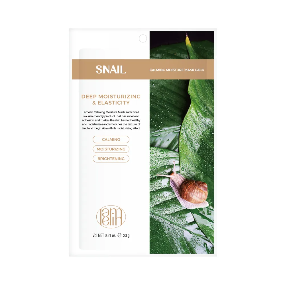LAMELIN Kojąco-Nawilżająca Maska ze Śluzem Ślimaka