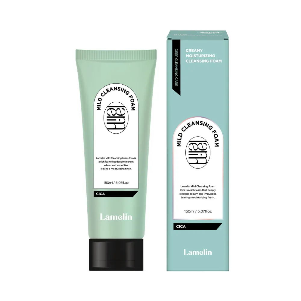 LAMELIN Nawilżająca Pianka Oczyszczająca z Cica