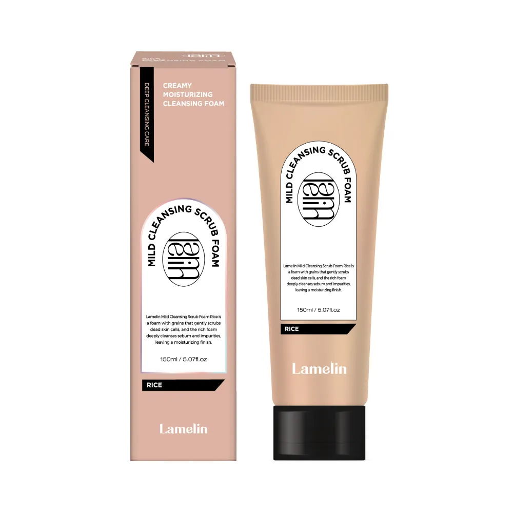 LAMELIN Łagodna Pianka Peelingująca z Ryżem