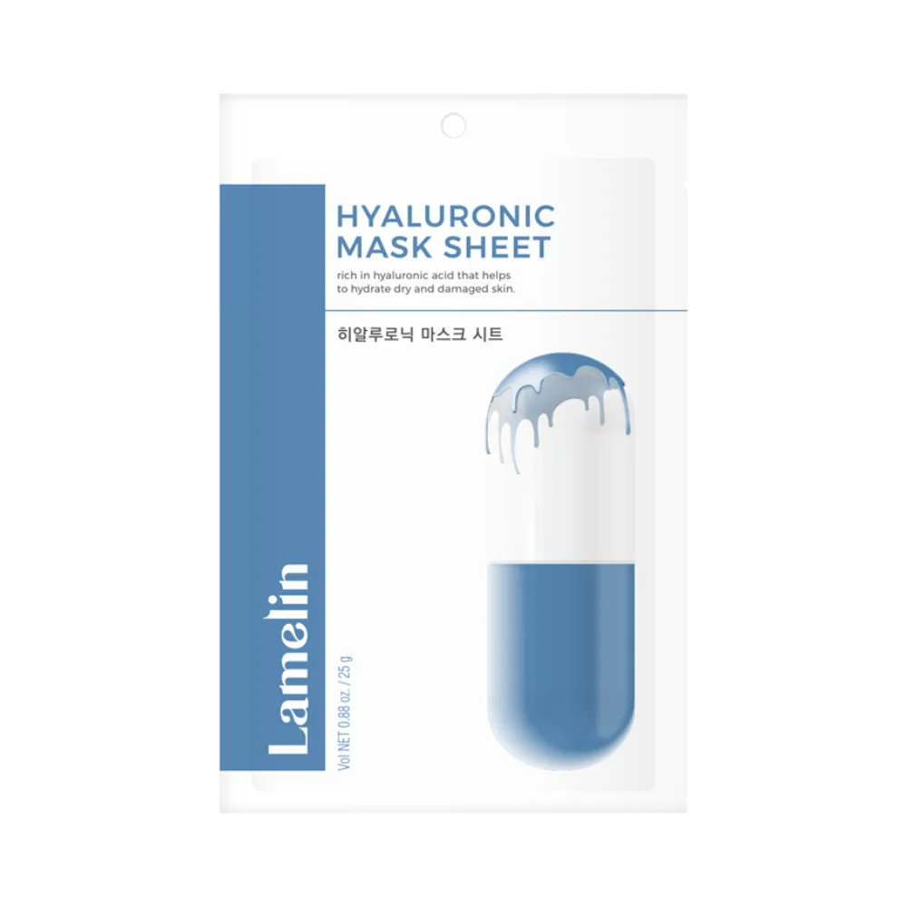 LAMELIN Maseczki w Płachcie z Kwasem Hialuronowym (10 szt.)