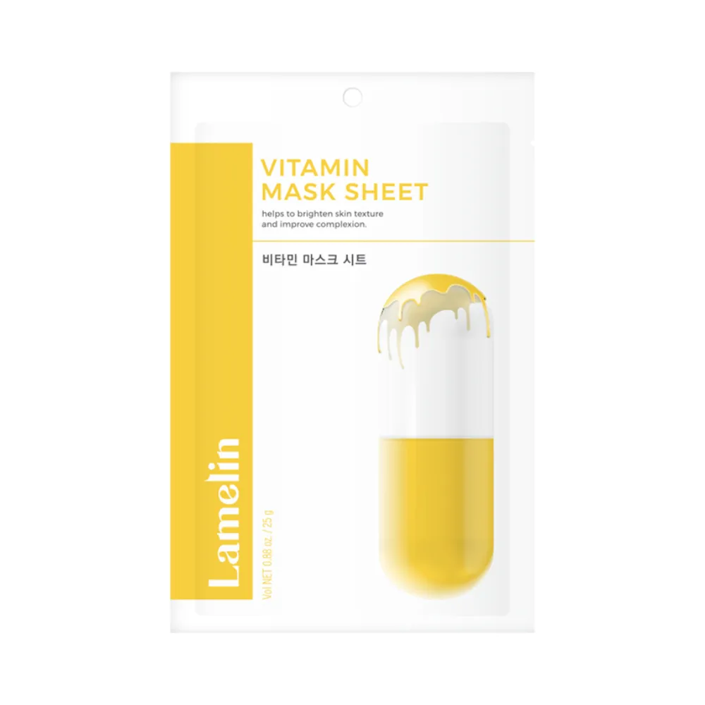 LAMELIN Maseczki w Płachcie z Witaminami (10 szt.)